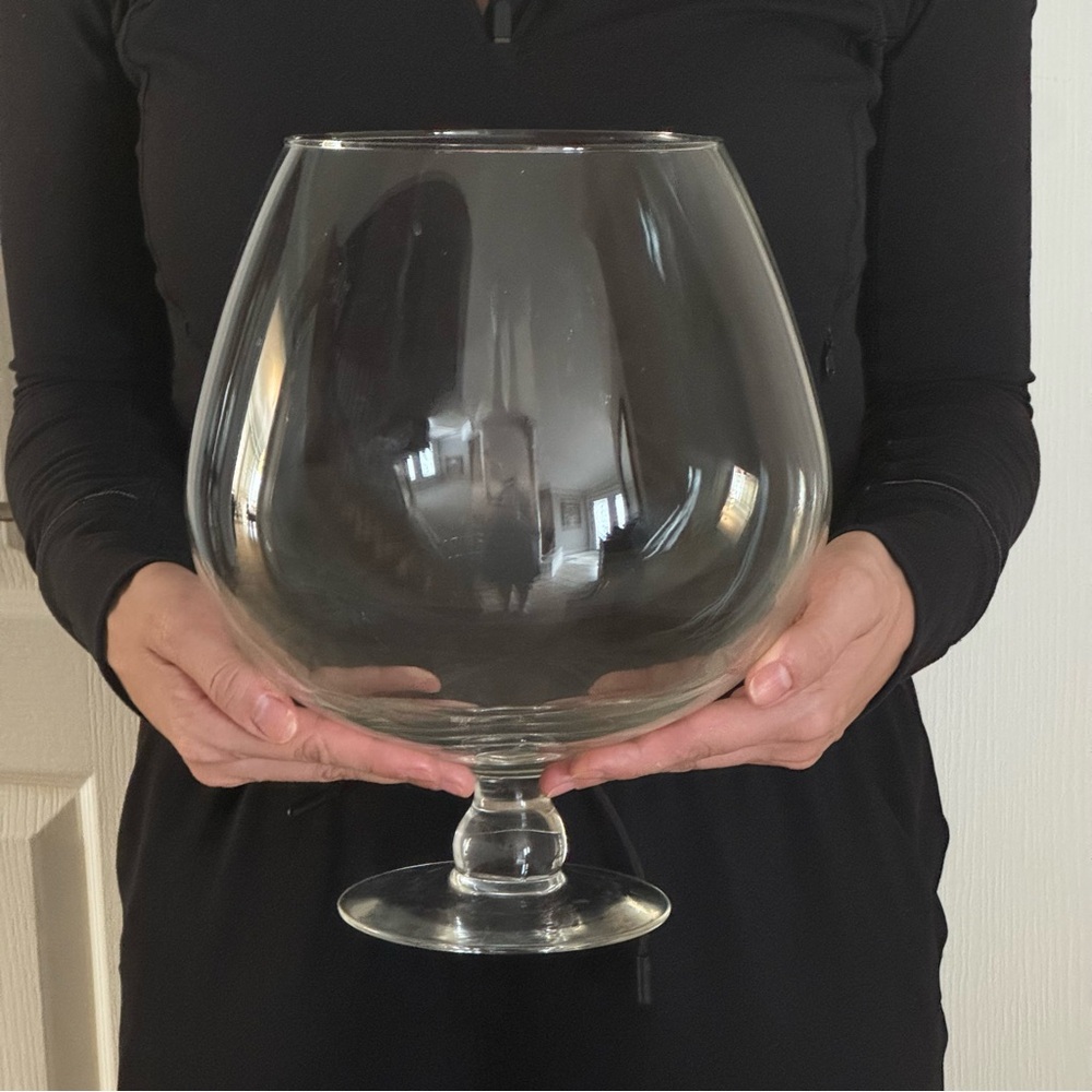 Giant 256 oz. Cognac Party Bar Drinking Glass Brandy Snifter